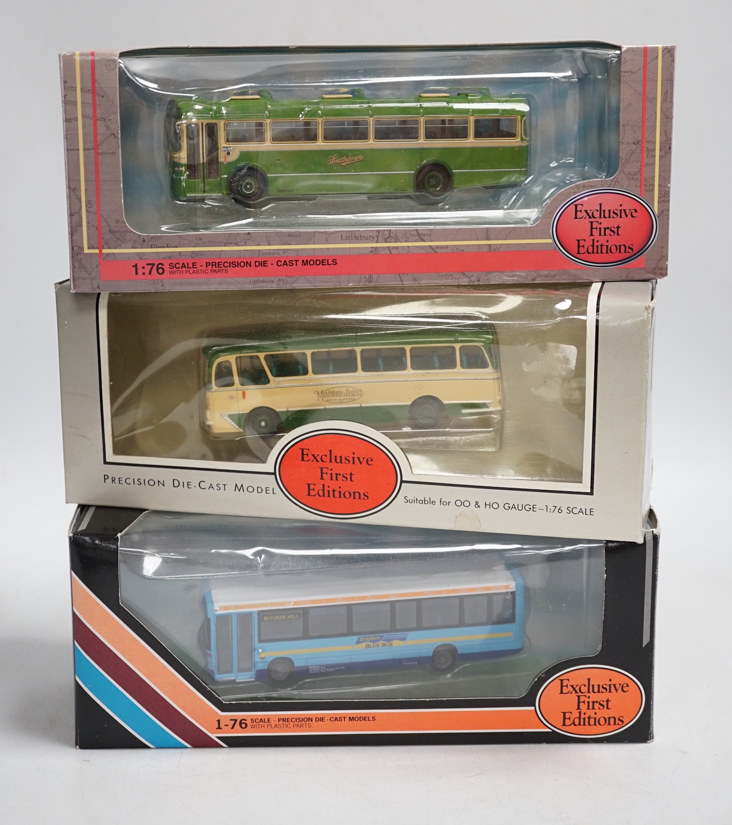 Twenty boxed EFE buses and coaches, operators include; London Transport, Southdown, Maidstone & District, Brighton & Hove, etc.